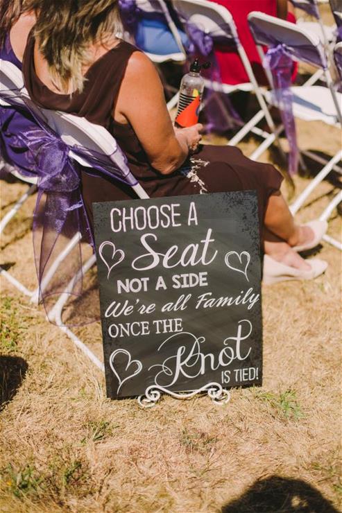 Kendall-Henderson Wedding seating sign